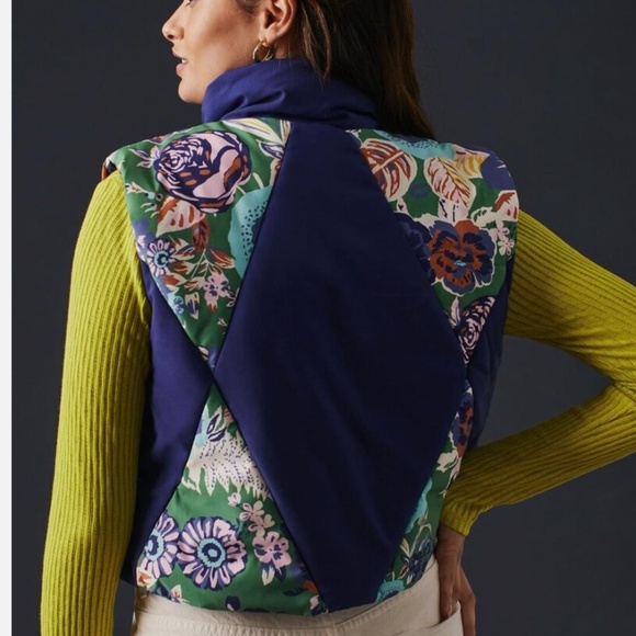 NWT Daily Pratice by Anthropologie Quilted Puffer vest size small - Picture 4 of 11